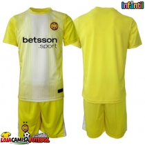 Camisa de Futebol Inter Milan Goleiro Equipamento Secundário Infantil 2025-26 Manga Curta (+ Calças curtas)